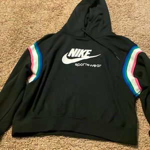 Black and rainbow Nike sweatshirt
